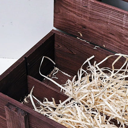 Rustic Bottle Box - Burgundy Double x 25 - hospitality