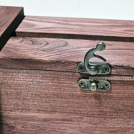 Rustic Bottle Box - Burgundy Single x 25 - hospitality