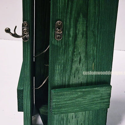 Rustic Bottle Box - Green Single x 25 - hospitality