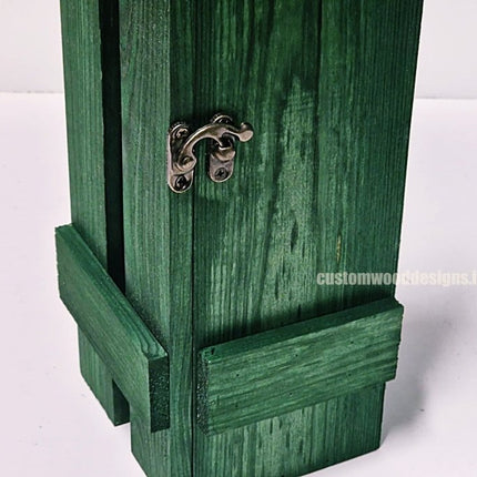 Rustic Bottle Box - Green Single x 25 - hospitality
