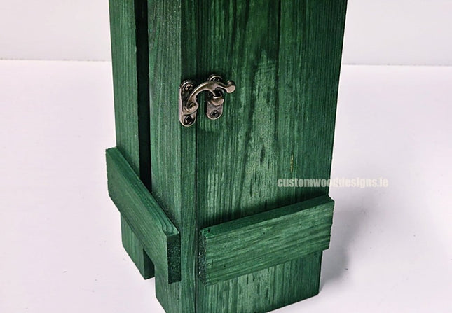 Rustic Bottle Box - Green Single x 25 - hospitality