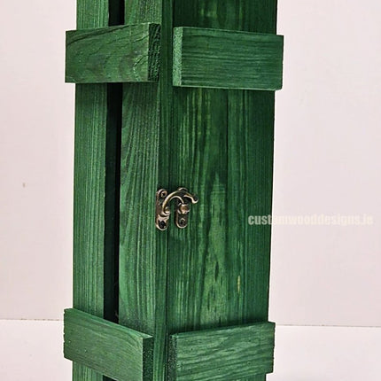 Rustic Bottle Box - Green Single x 25 - hospitality