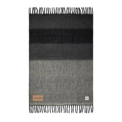 Salett Wool Blend Blanket From The Salett Collection Featuring Brushed Wool Texture - hospitality