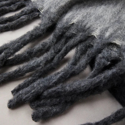 Salett Wool Blend Blanket From The Salett Collection Featuring Brushed Wool Texture - hospitality