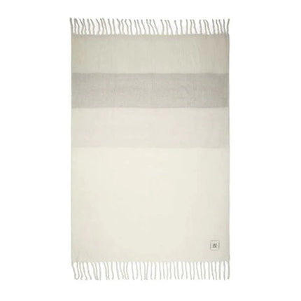 Salett Wool Blend Blanket From The Salett Collection Featuring Brushed Wool Texture - hospitality