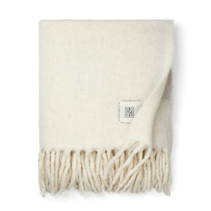 Salett Wool Blend Blanket From The Salett Collection Featuring Brushed Wool Texture - hospitality
