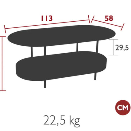 Salsa Low Table 113 x 58cm - hospitality