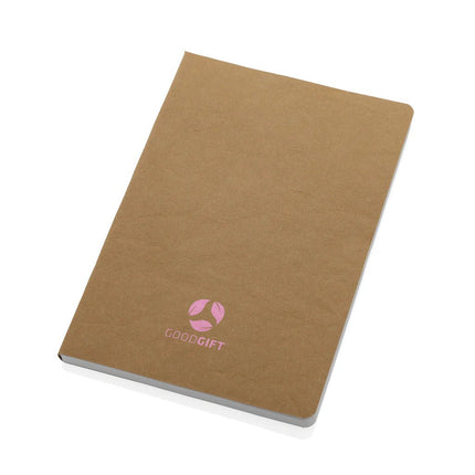 Salton A5 GRS certified recycled paper notebook - hospitality