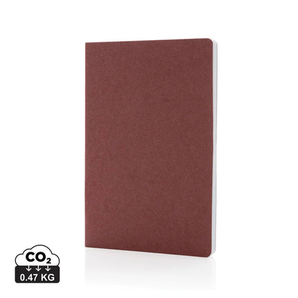 Salton A5 GRS certified recycled paper notebook - hospitality