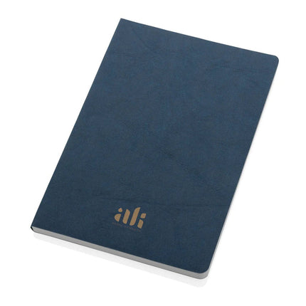 Salton A5 GRS certified recycled paper notebook - hospitality