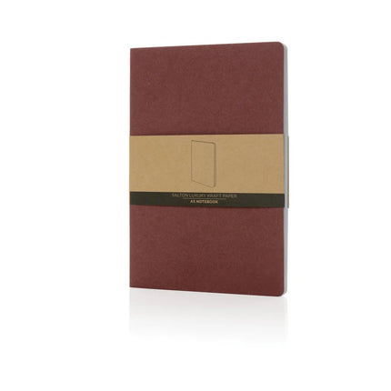 Salton A5 GRS certified recycled paper notebook - hospitality