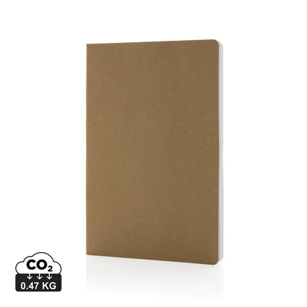 Salton A5 GRS certified recycled paper notebook - hospitality
