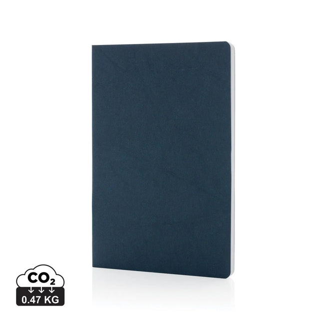 Salton A5 GRS certified recycled paper notebook - hospitality