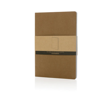 Salton A5 GRS certified recycled paper notebook - hospitality