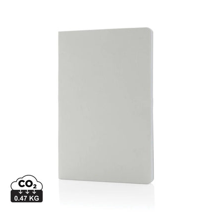 Salton A5 GRS certified recycled paper notebook - hospitality