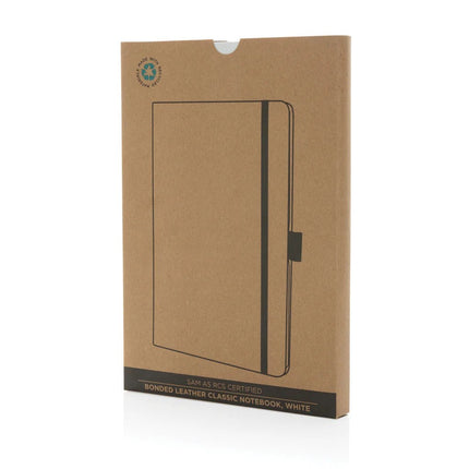 Sam A5 RCS certified bonded leather classic notebook - hospitality