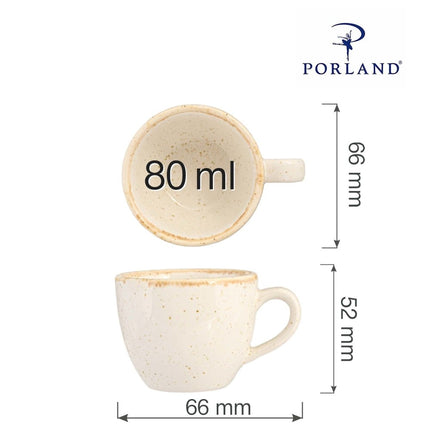 Sand elegant espresso cup, 80ml - hospitality
