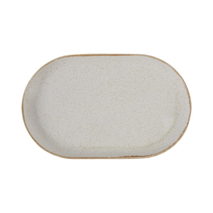 Sand oval platter, 320x200mm – platter for hotels & restaurants, Ireland