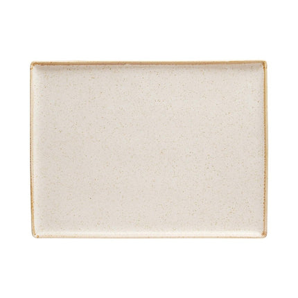 Sand rectangular tray, 350x260mm - hospitality