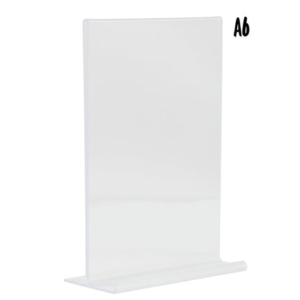 Securit Acrylic Poster Frames Transparent 15.5x10.5x4.2cm Pack Of 6 - hospitality