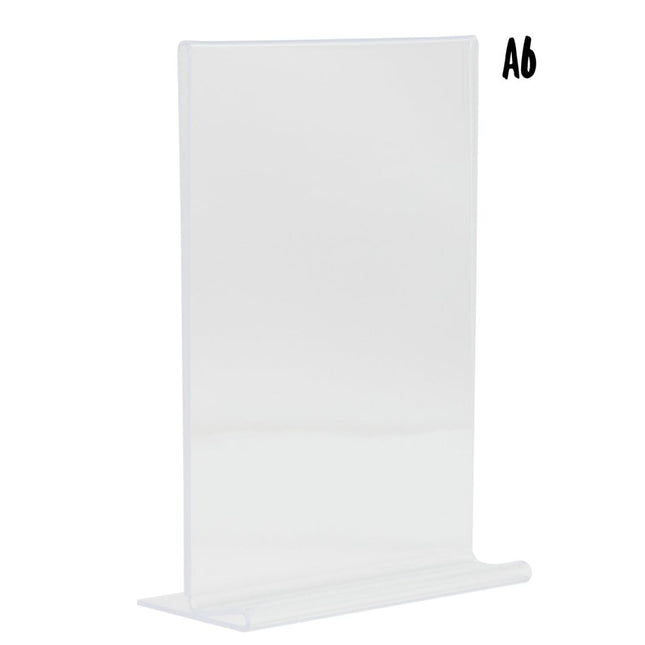 Securit Acrylic Poster Frames Transparent 15.5x10.5x4.2cm Pack Of 6 - hospitality