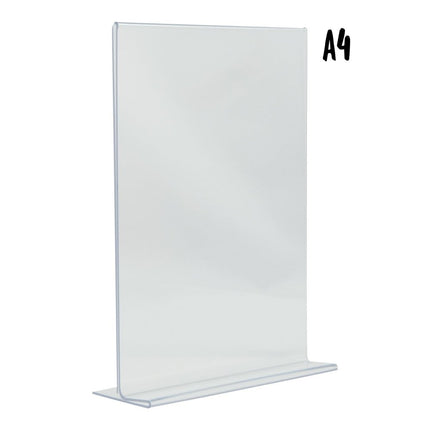 Securit Acrylic Poster Frames Transparent 30x21x8,5cm Pack Of 6 - hospitality