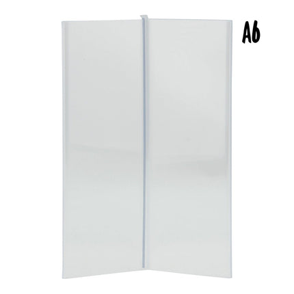 Securit Acrylic Transparent Poster Frames 15 X 9.5 X 9.5 Cm Pack Of 6 Y Shaped - hospitality