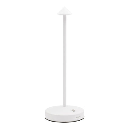Securit® Angelina Table Lamps White (Pack of 6) + 10-Port Multicharger Lighting Set | Hospitality Trade Pack - hospitality