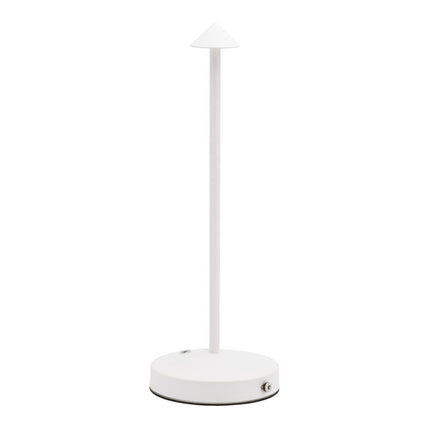 Securit® Angelina Table Lamps White (Pack of 6) + 10-Port Multicharger Lighting Set | Hospitality Trade Pack - hospitality