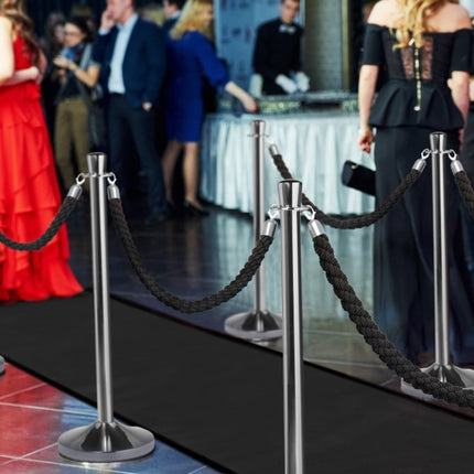 Securit® Anti-Slip Carpet in Black 4 meters 90x400x0,7cm | Queue & Entrance Control - hospitality