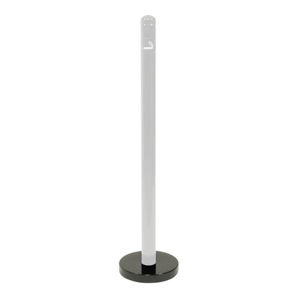 Securit Barriers Systems Smoke Pole Black 25x25cm Base Not Included - hospitality
