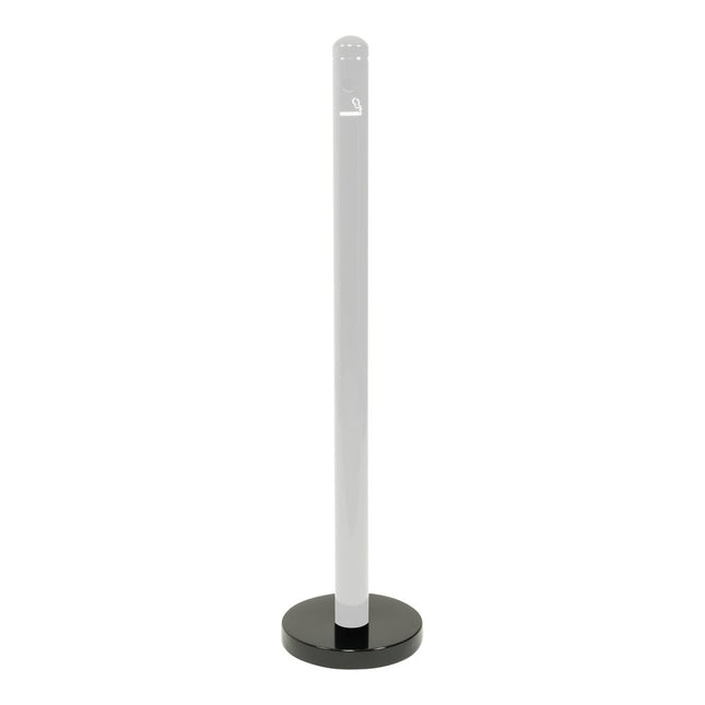 Securit Barriers Systems Smoke Pole Black 25x25cm Base Not Included - hospitality