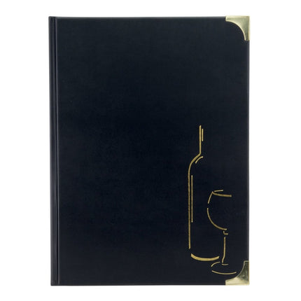 Securit Basic Black Menu Holders Pack Of 10 31x23.5x0.8 Cm - hospitality