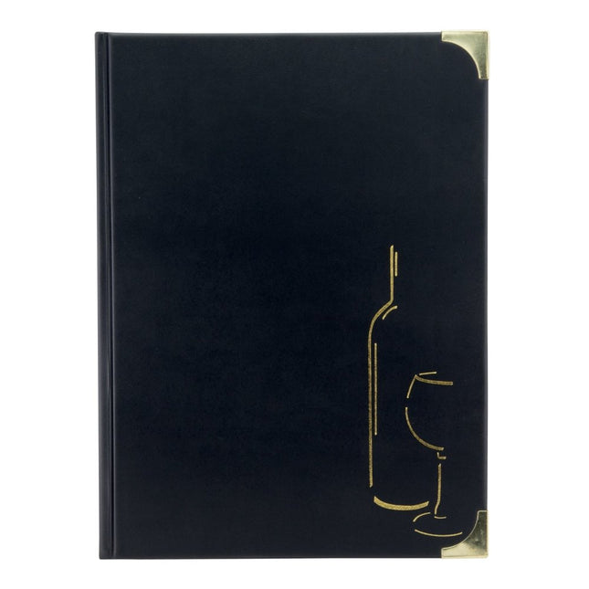 Securit Basic Black Menu Holders Pack Of 10 31x23.5x0.8 Cm - hospitality