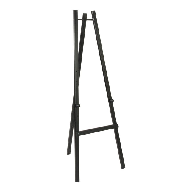 Securit® Black Easel 165 cm + Black Chalkboard 60x80 cm + Waterproof Markers Easel Chalkboard Set | Hospitality Trade Pack - hospitality