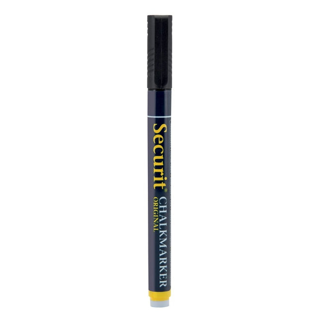 Securit Black Loose Liquid Chalk Markers Pack Of 12 14x1x1,5cm - hospitality