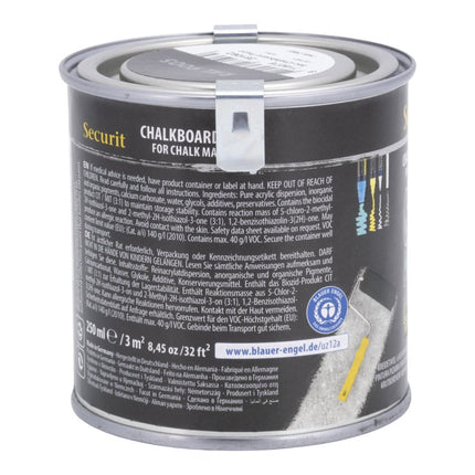 Securit® Black Paint 250 ml + Waterproof Markers + Stencils + Cleaner Chalk Wall Kit | Hospitality Trade Pack - hospitality