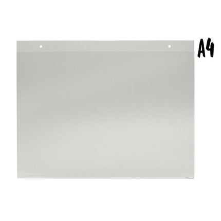 Securit Brochure Holder Transparent A4 Horizontal Pack Of 10 - hospitality