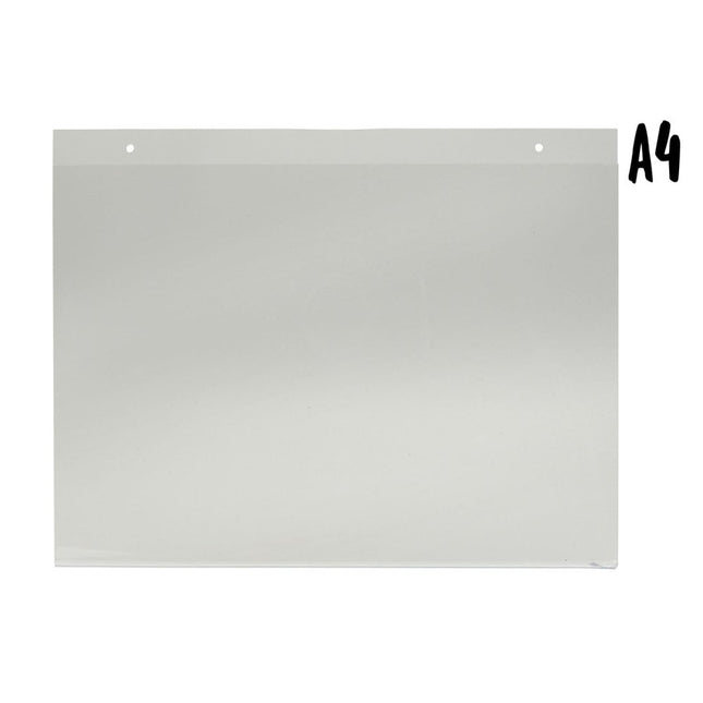Securit Brochure Holder Transparent A4 Horizontal Pack Of 10 - hospitality