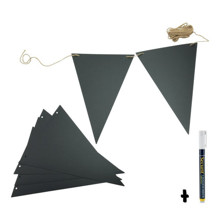 Securit Celebration Wall Chalkboards Black 20.8x14.5x0.1 cm Pack Of 6 - hospitality