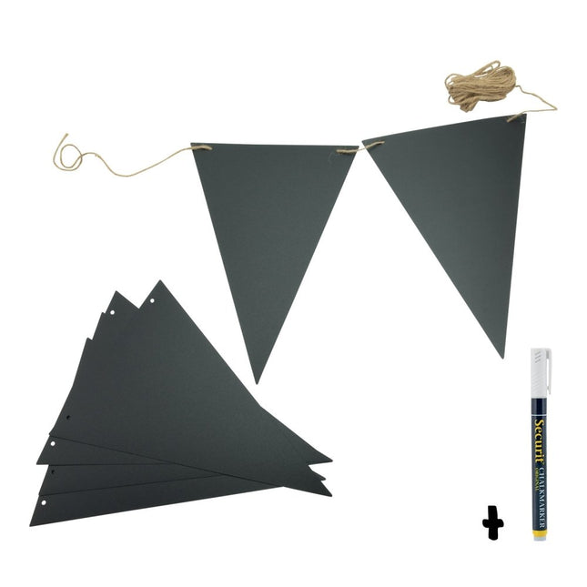 Securit Celebration Wall Chalkboards Black 20.8x14.5x0.1 cm Pack Of 6 - hospitality