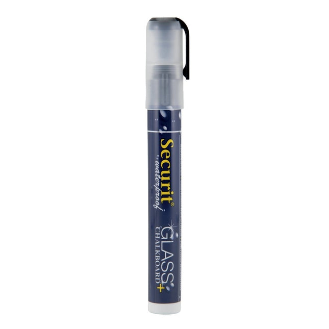 Securit Chalkmarkers Black Waterproof 2 To 6 Mm Nib Pack Of 12 - hospitality