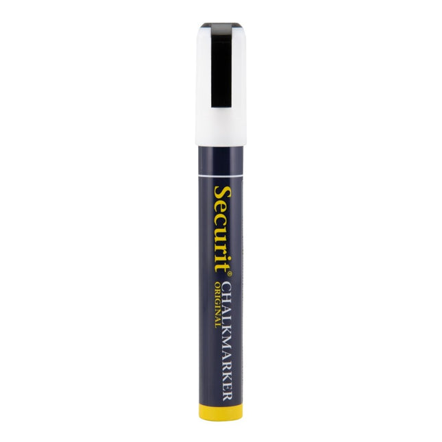 Securit Chalkmarkers White Loose 14.5x1.5x2 Cm Pack Of 12 - hospitality