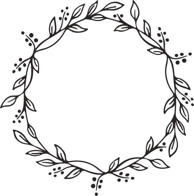 Securit Chalkmarkers Window Stencils Pack Of 6 White 42x29.7cm Plants Theme - hospitality