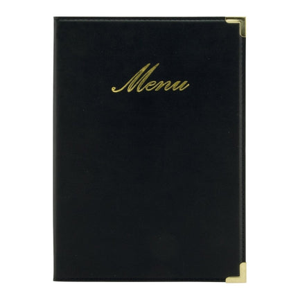 Securit® Classic A5 Black Front-of-House Set – 10 Menu Holders + 10 Bill Presenters | Hospitality Trade Pack - hospitality