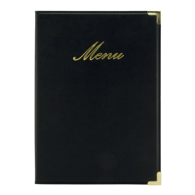 Securit® Classic A5 Black Front-of-House Set – 10 Menu Holders + 10 Bill Presenters | Hospitality Trade Pack - hospitality