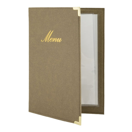 Securit® Classic A5 Ivory Menu Set – 10 Menu Holders + 20 Extra Pouches | Hospitality Trade Pack - hospitality