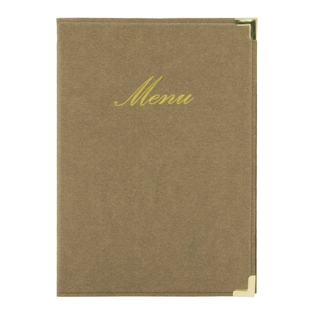 Securit® Classic A5 Ivory Menu Set – 10 Menu Holders + 20 Extra Pouches | Hospitality Trade Pack - hospitality