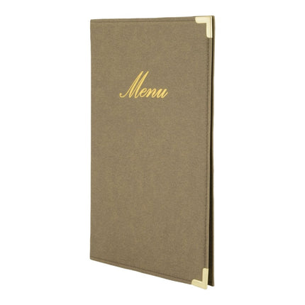 Securit® Classic A5 Ivory Menu Set – 10 Menu Holders + 20 Extra Pouches | Hospitality Trade Pack - hospitality