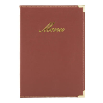 Securit® Classic A5 Wine Red Menu Set – 10 Menu Holders + 20 Extra Pouches | Hospitality Trade Pack - hospitality
